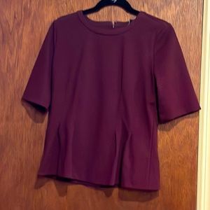 Burgundy top